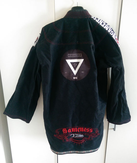 Back of the gi