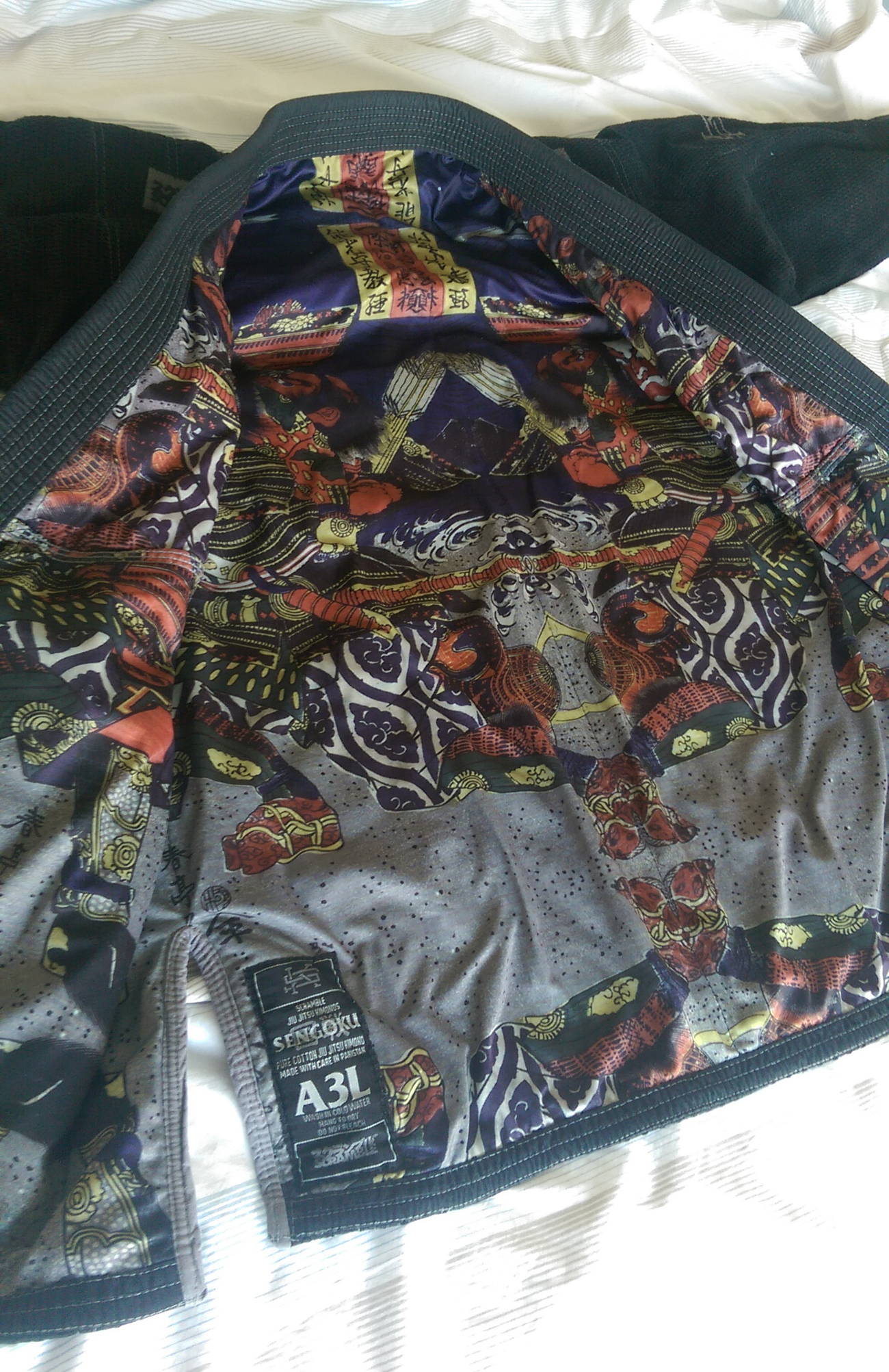 A shot of the rashguard