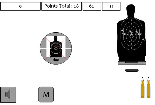 Shooting range game screenshot