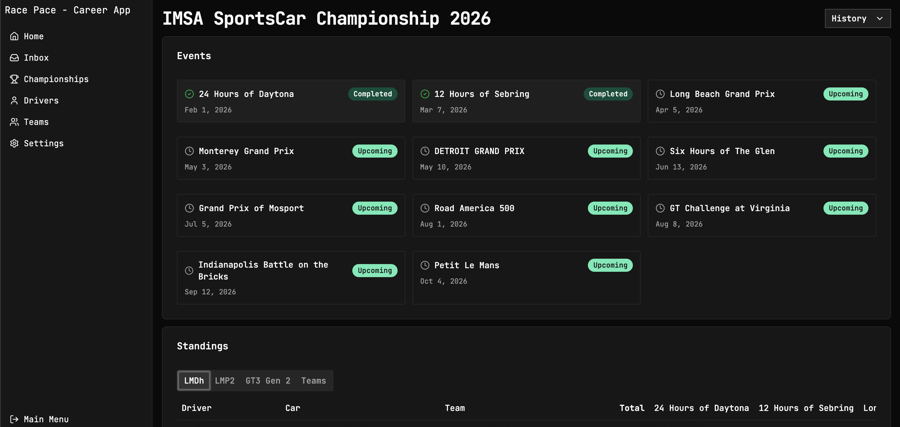 Racing Series Screenshot